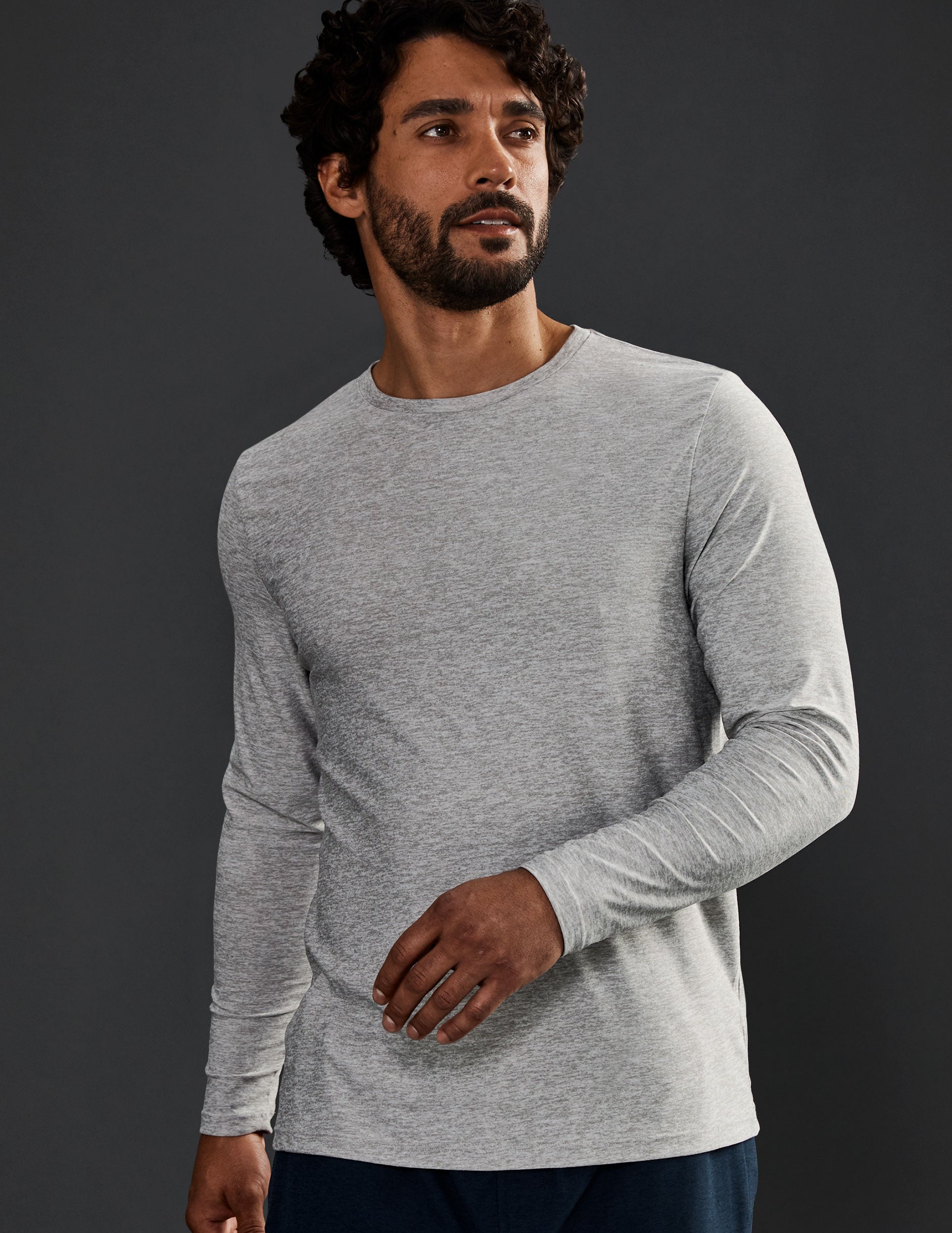 Mens long sleeve on sale pullover