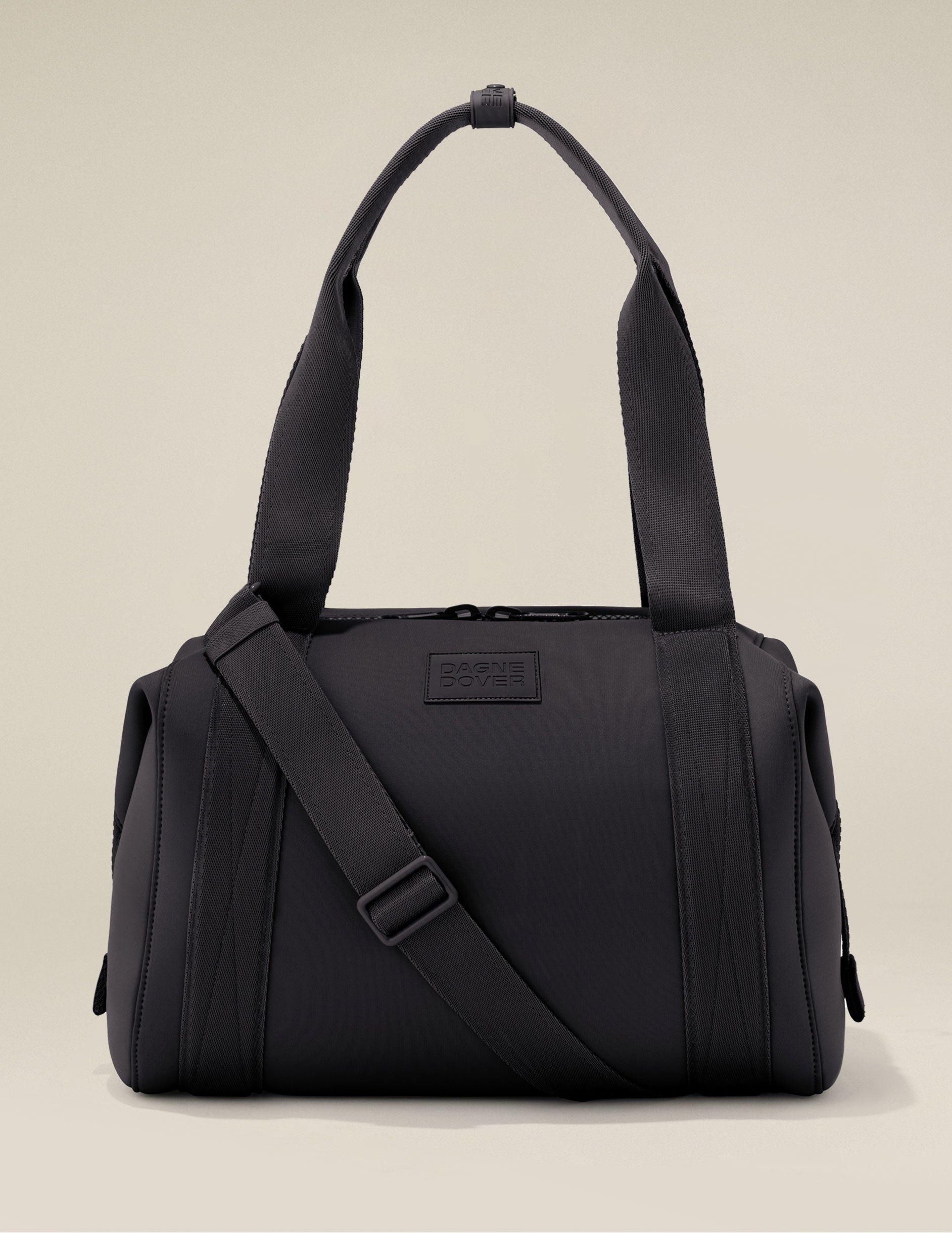 black medium dagne dover carryall bag. 