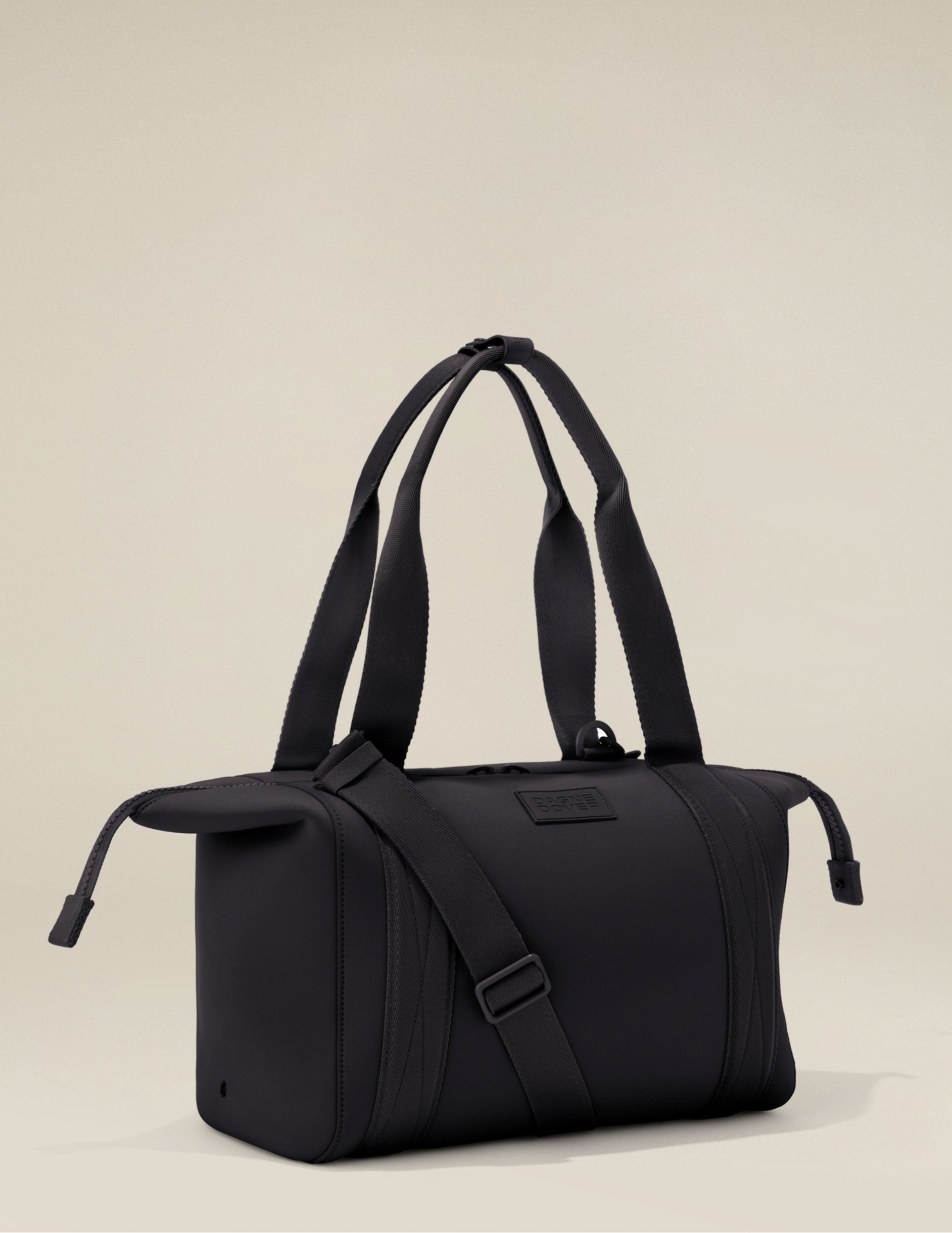 black medium dagne dover carryall bag. 