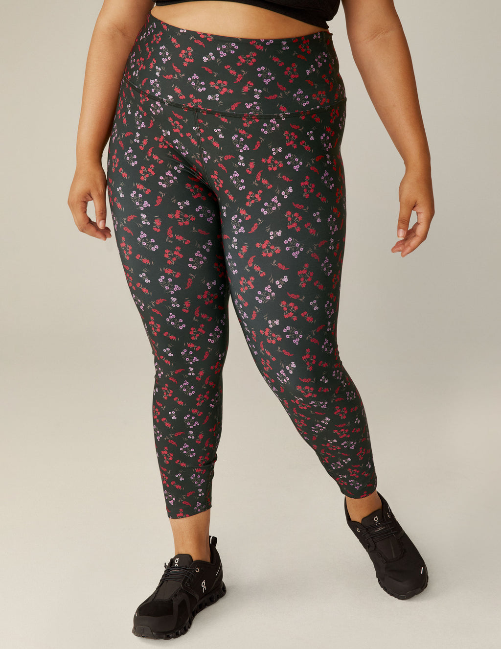 Forget Me Not Floral Endurance Light High Waisted Midi Legging Featured Image