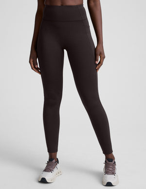 Pacer Fleece Zip Pocket Full Length Legging