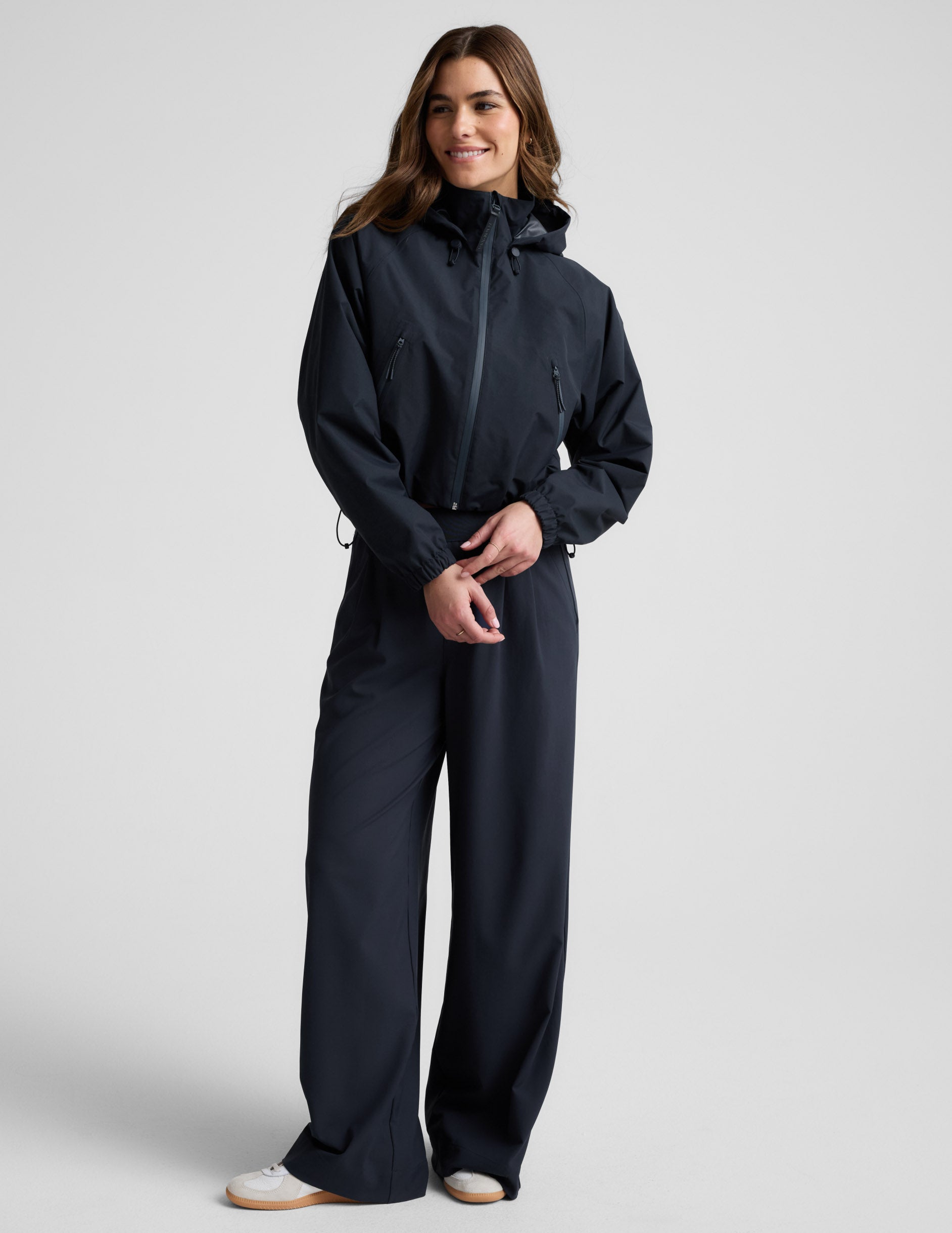 Rain Or Shine Adjustable Hooded Jacket | Beyond Yoga
