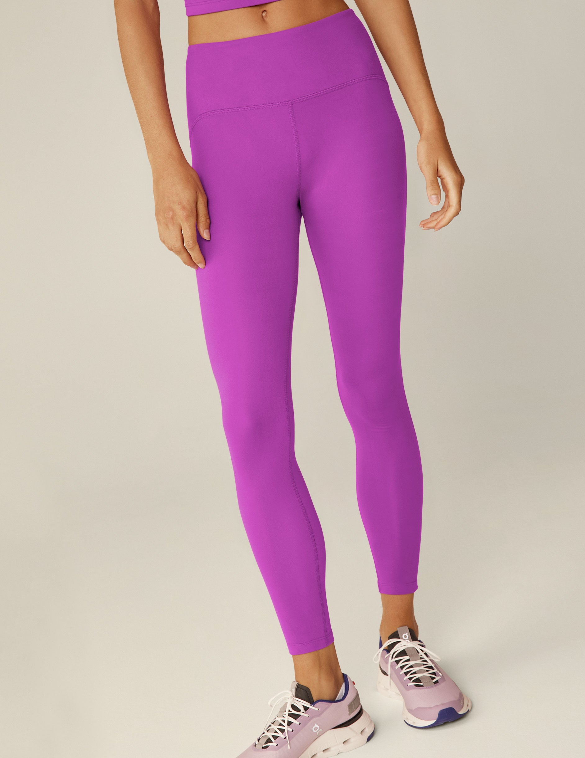 purple powerbeyond midi leggings. 