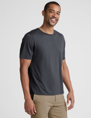 Warm Wick Merino Wool Short Sleeve Crew