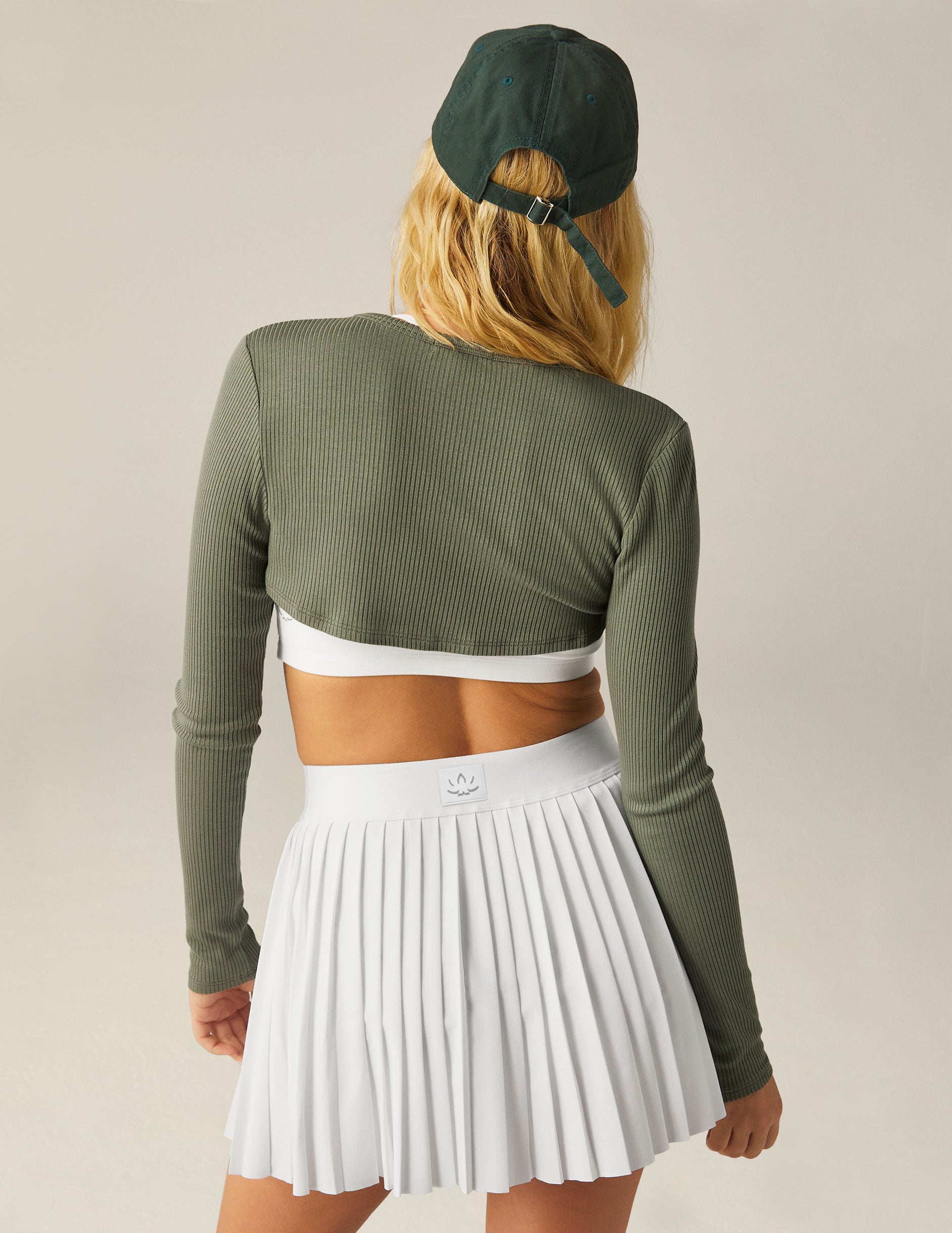 green rib shrug