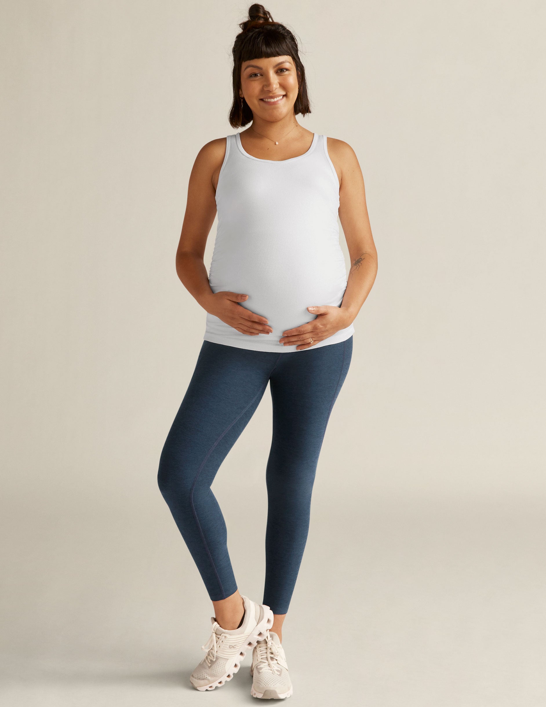 In A Cinch Low V Maternity Tank