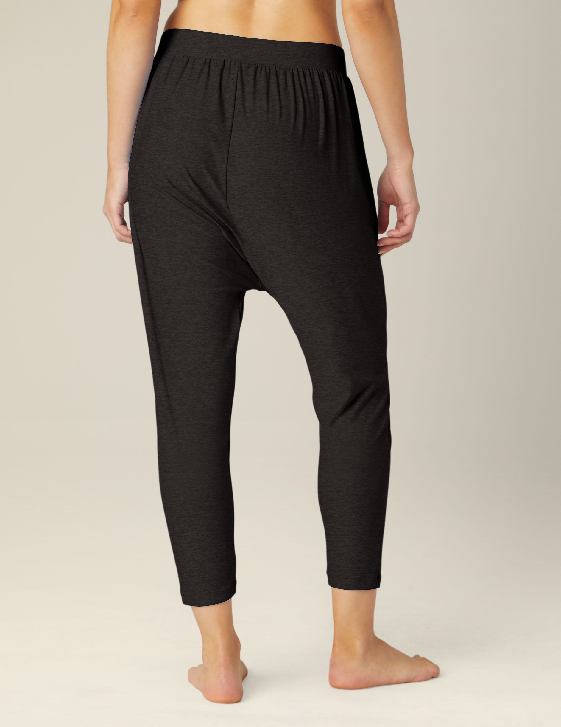 black drop crotch pant