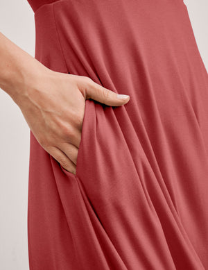 Featherweight At The Ready Square Neck Dress