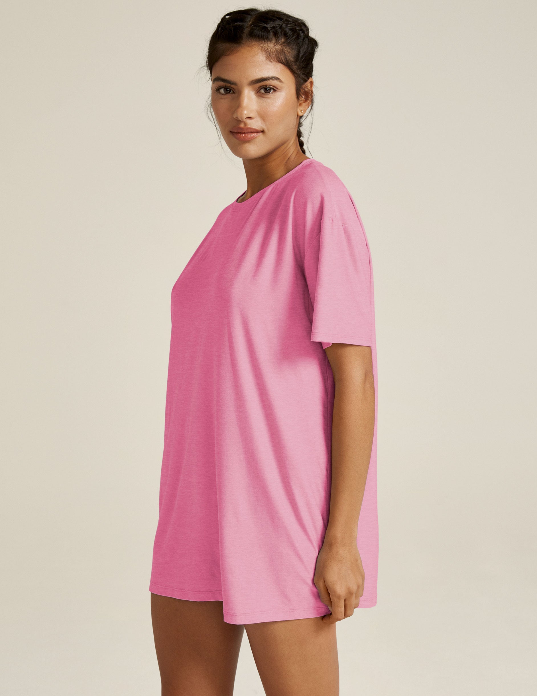 pink 33" sleep shirt. 
