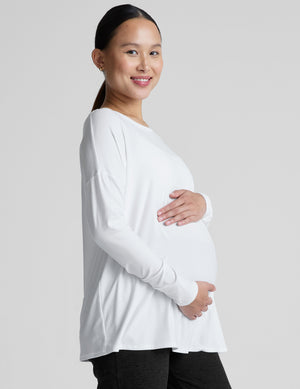 Featherweight Feels Like Home Long Sleeve Maternity Top