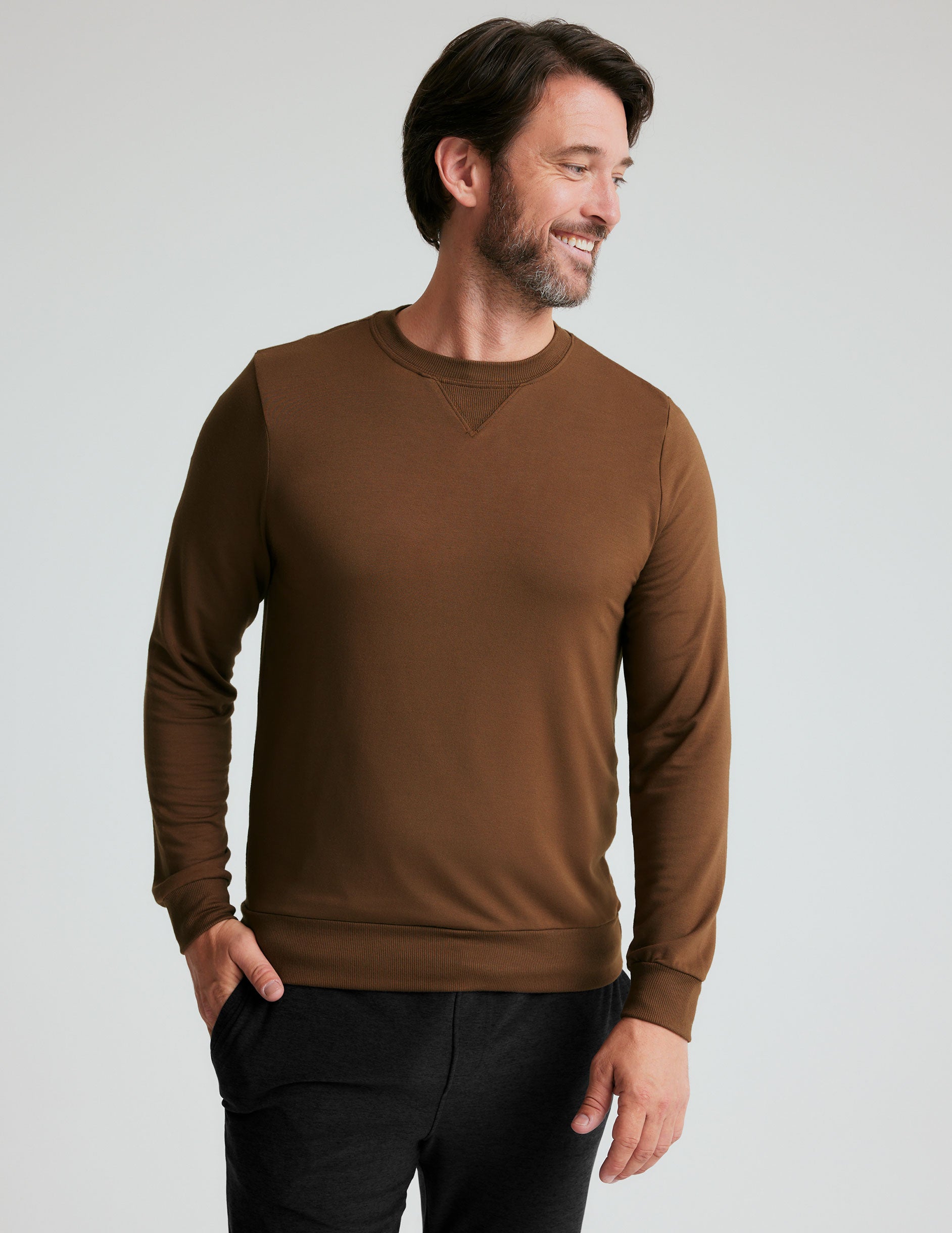 Always Beyond Men s Crew Pullover Beyond Yoga