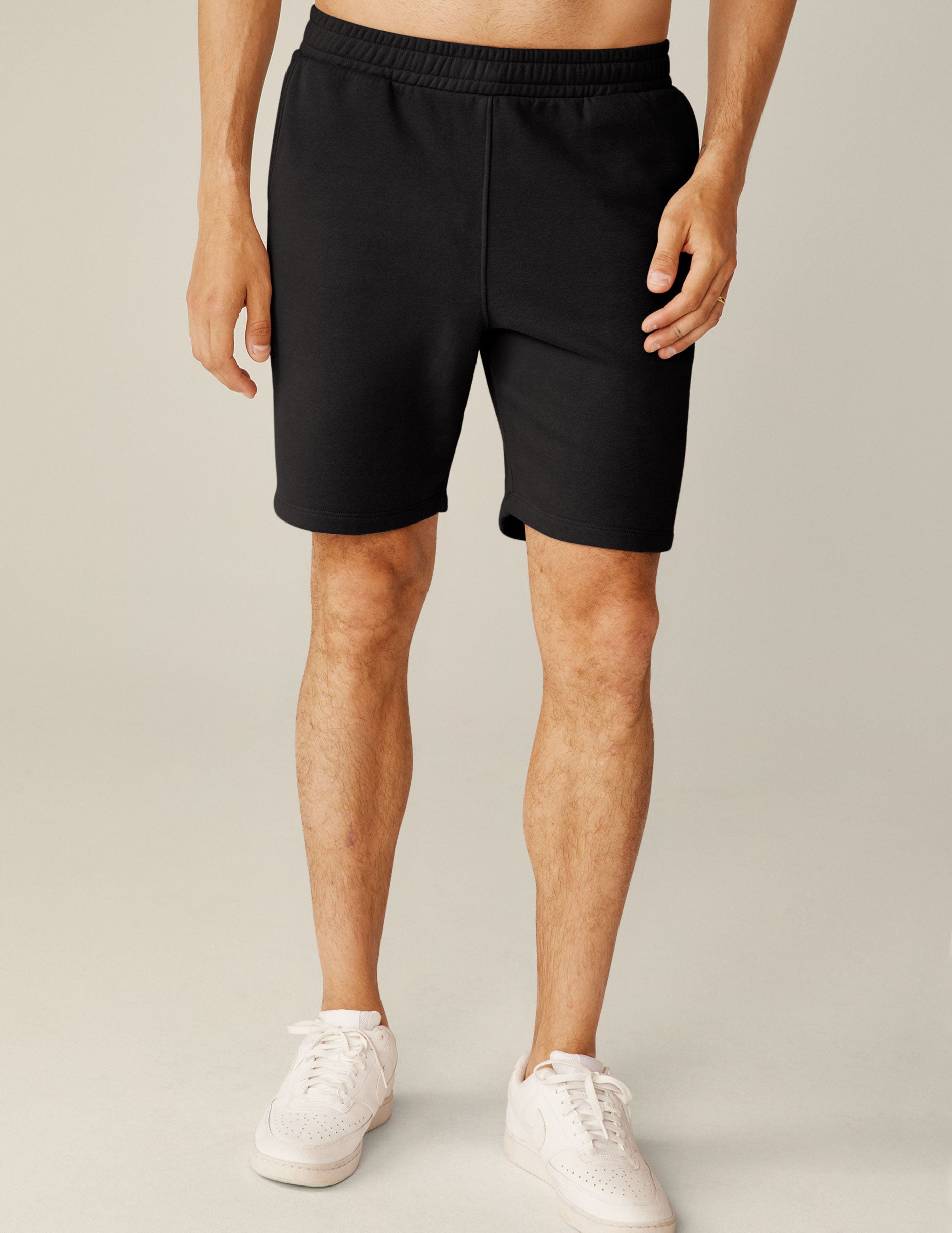 black men's shorts with pockets.