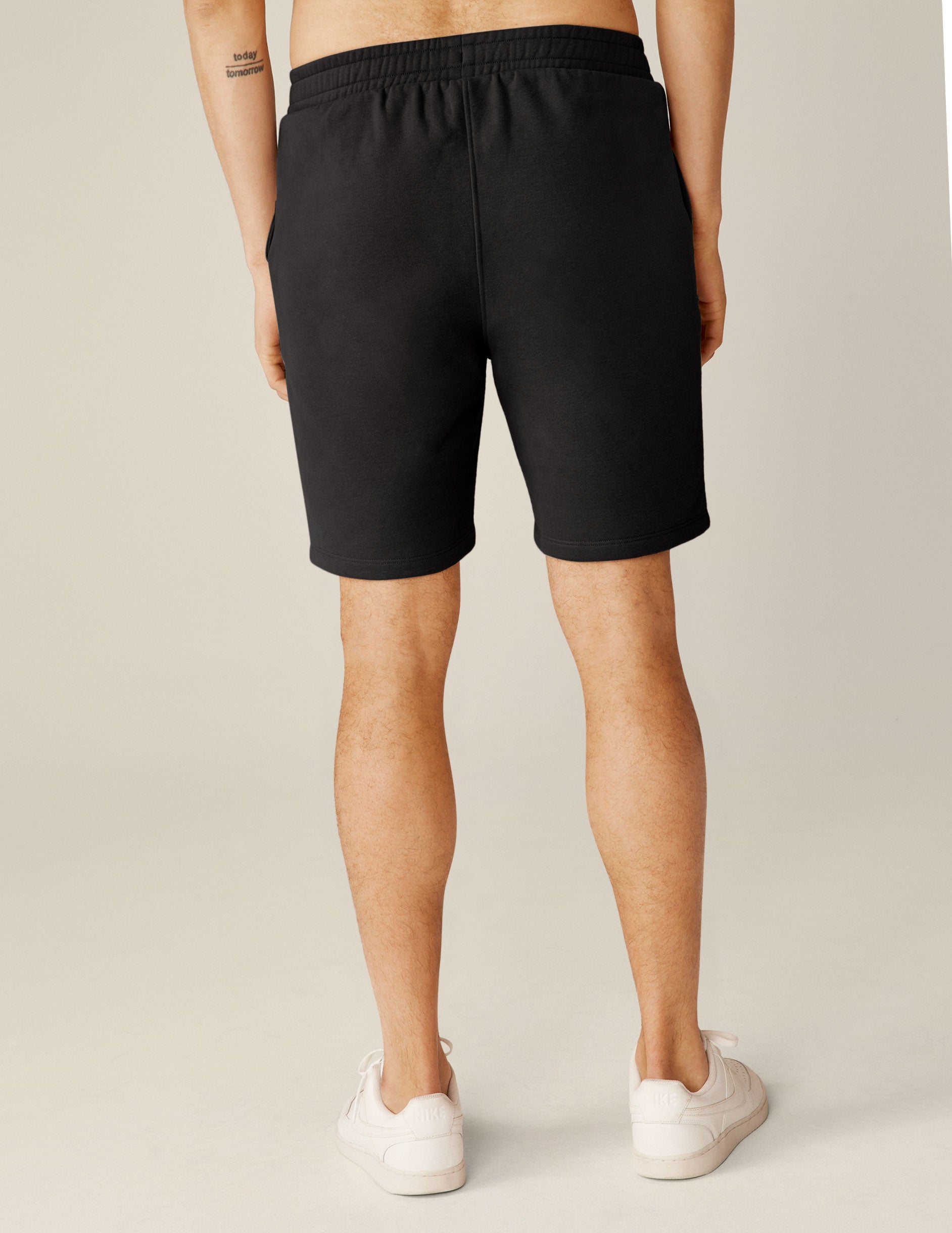 black men's shorts with pockets.