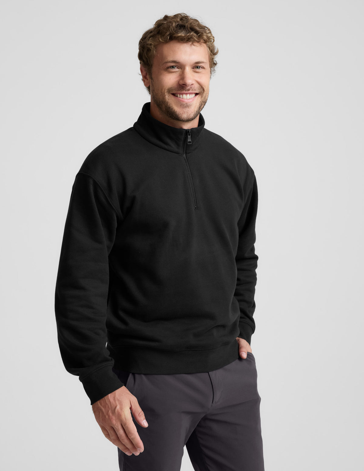 LuxeFleece Half Zip Men