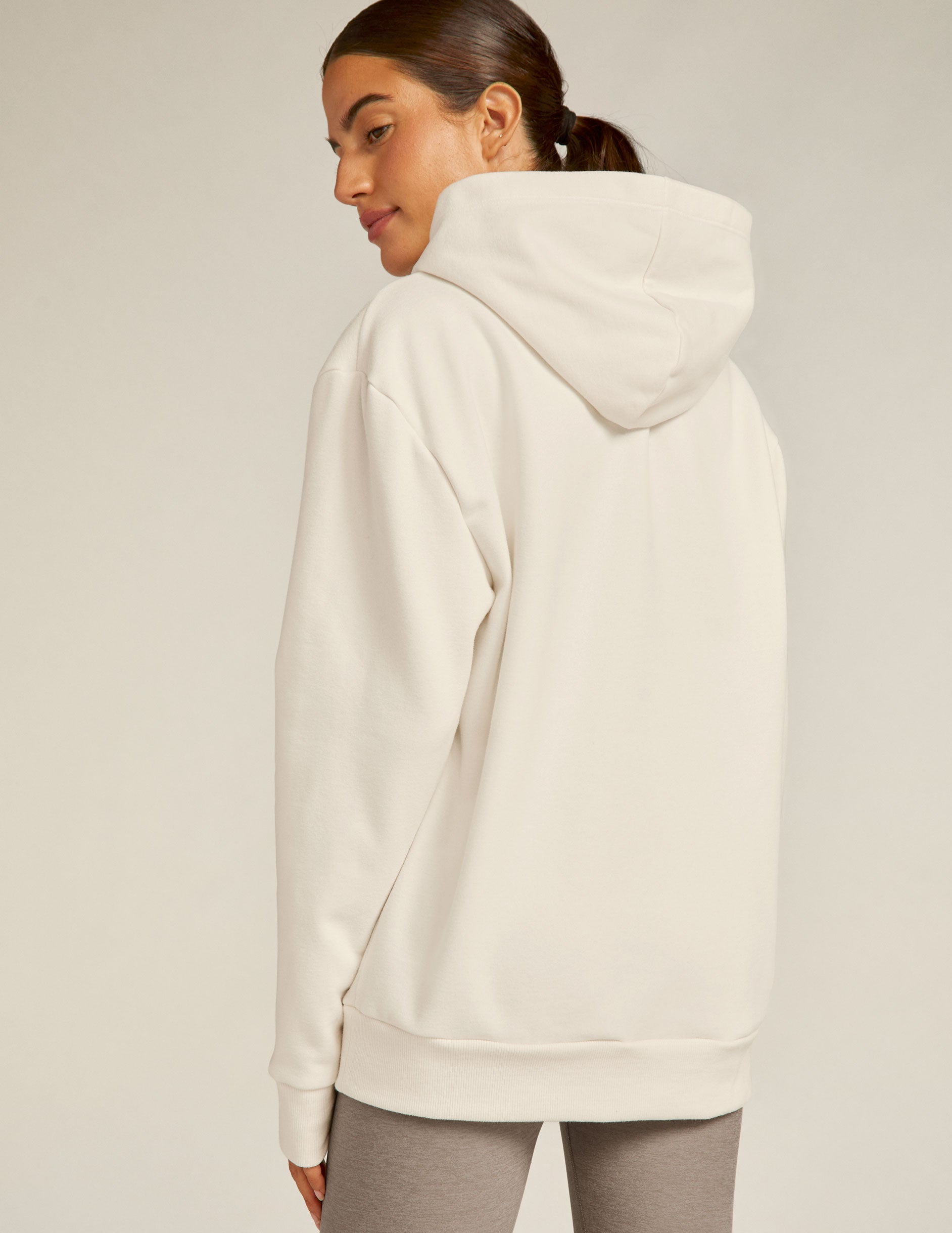 white hoodie