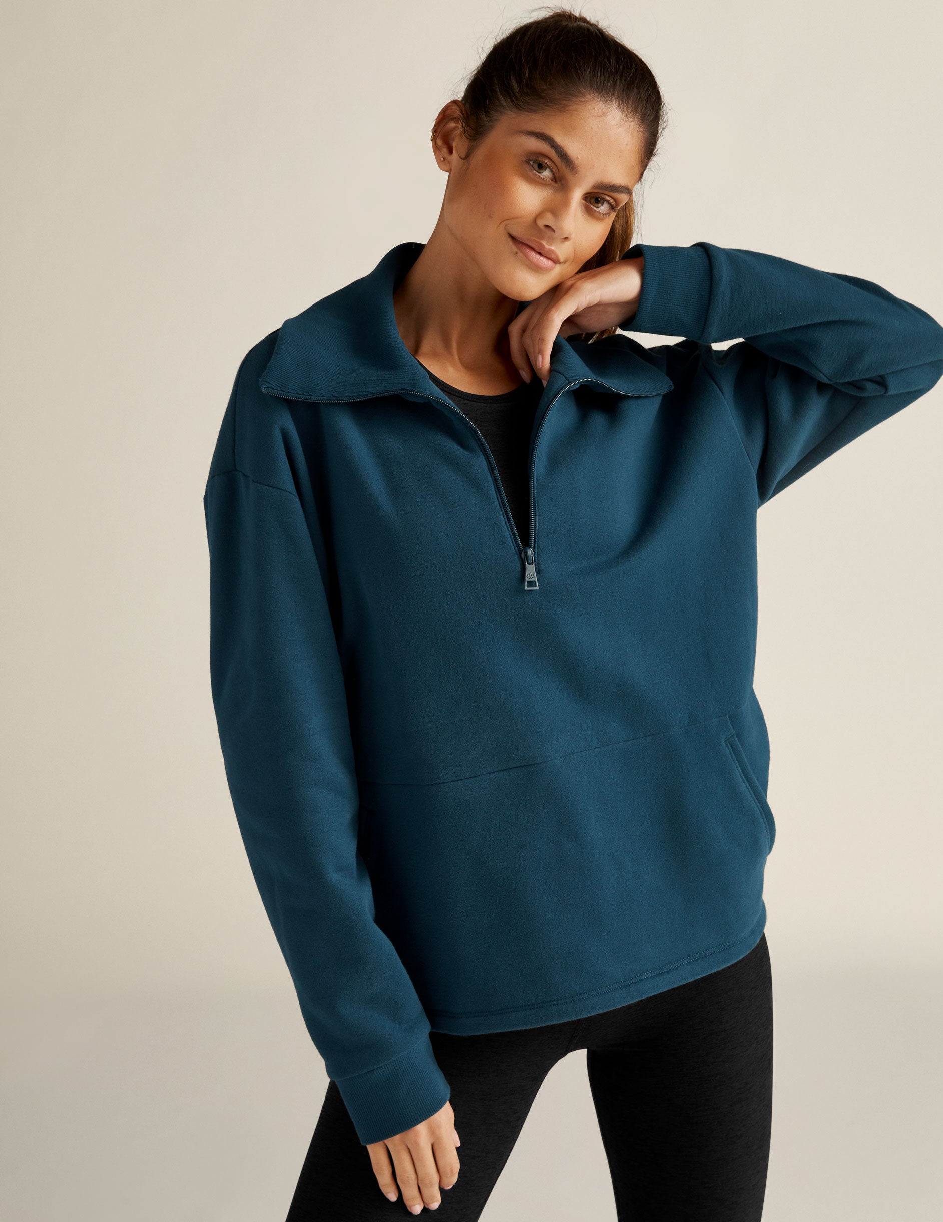 Lululemon Out Of Bounds Hoodie In Heathered Utility Blue