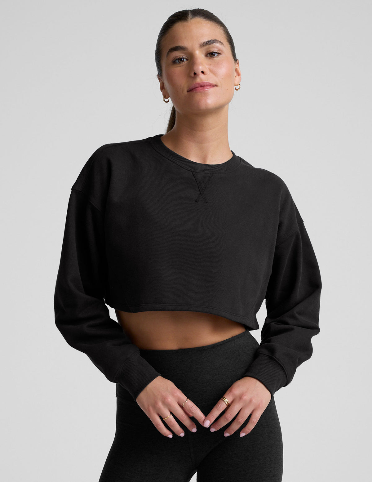 LuxeFleece Cropped Sweatshirt | Beyond Yoga