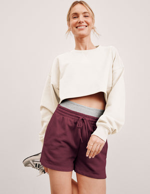 LuxeFleece Cropped Sweatshirt