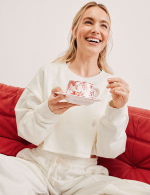 LuxeFleece Cropped Sweatshirt