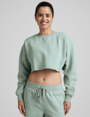 LuxeFleece Cropped Sweatshirt