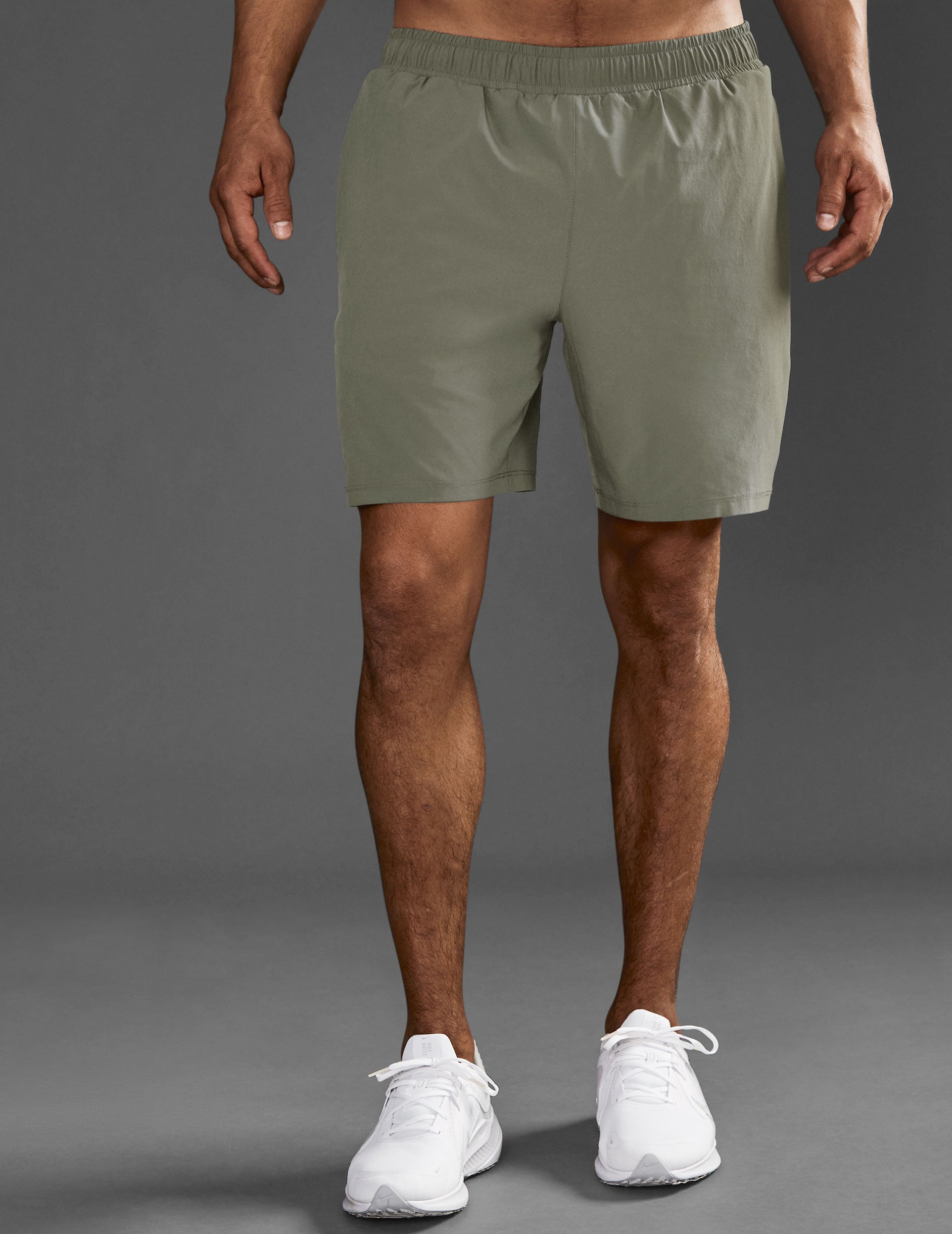 grey mens shorts