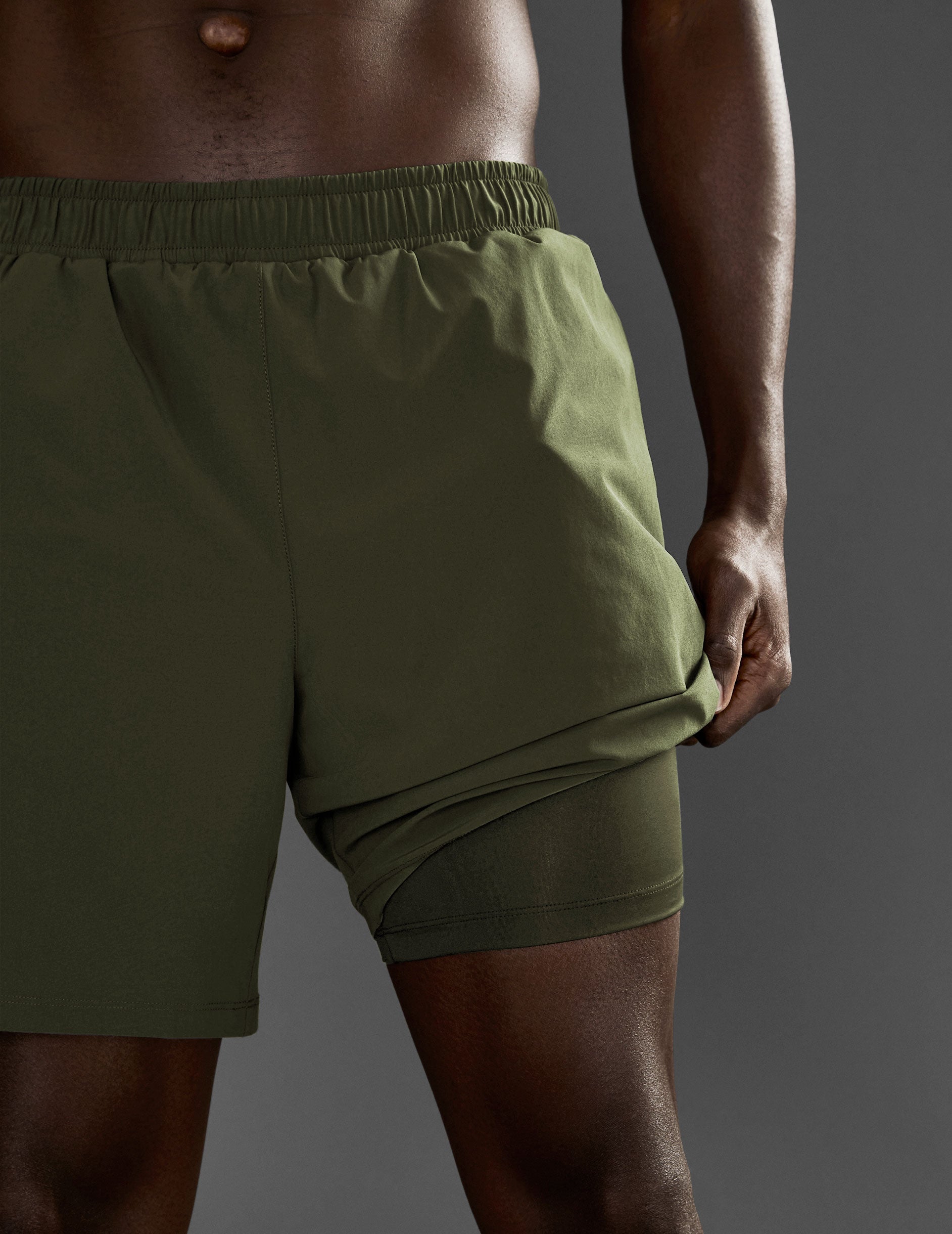 green mens short