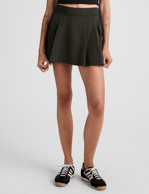 Score Pleated Skirt
