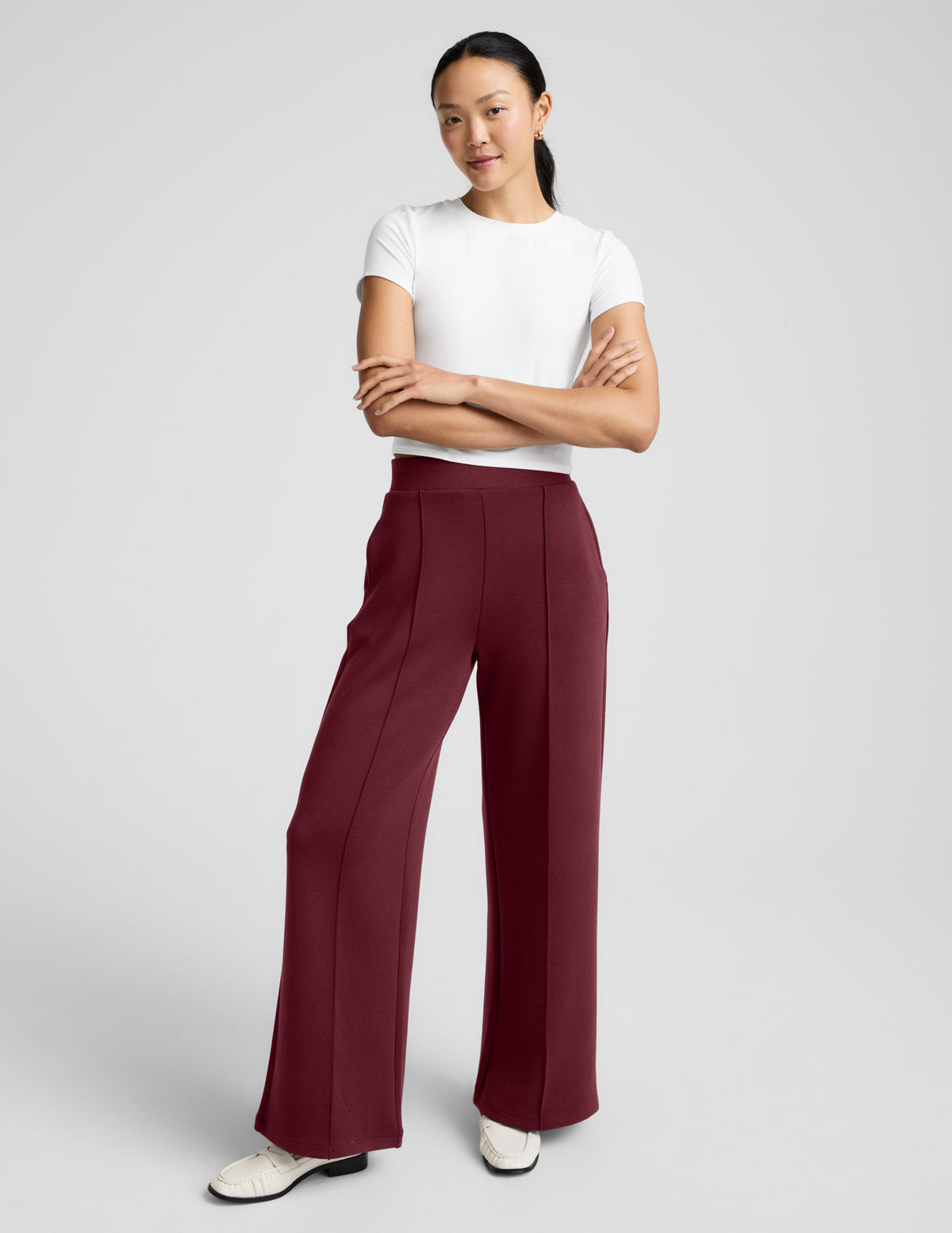 Beyond Yoga SoftSpring Wide Leg Pant 31" | Moody Burgundy / XXL Beyond Yoga SoftSpring Wide Leg Pant 31" | Moody Burgundy / XXL