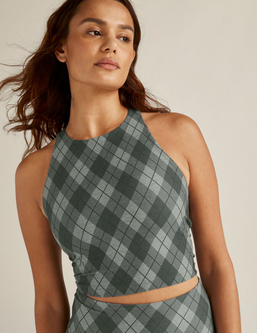 Gray Beyond Argyle SoftMark Refocus Cropped Tank Featured Image