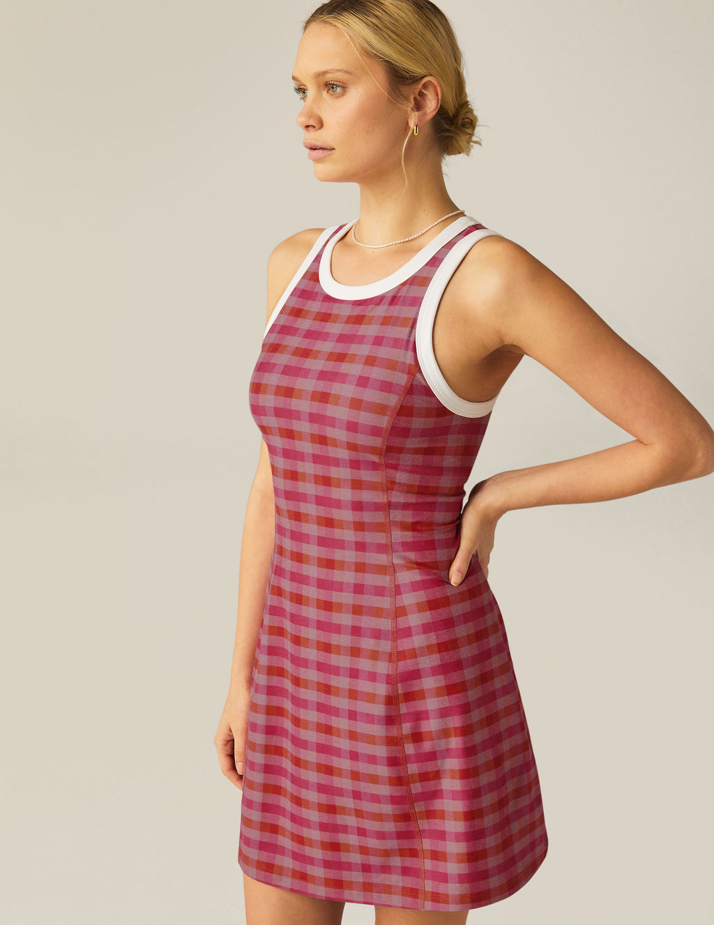 Pink Gingham SoftMark Outlines Dress Featured Image