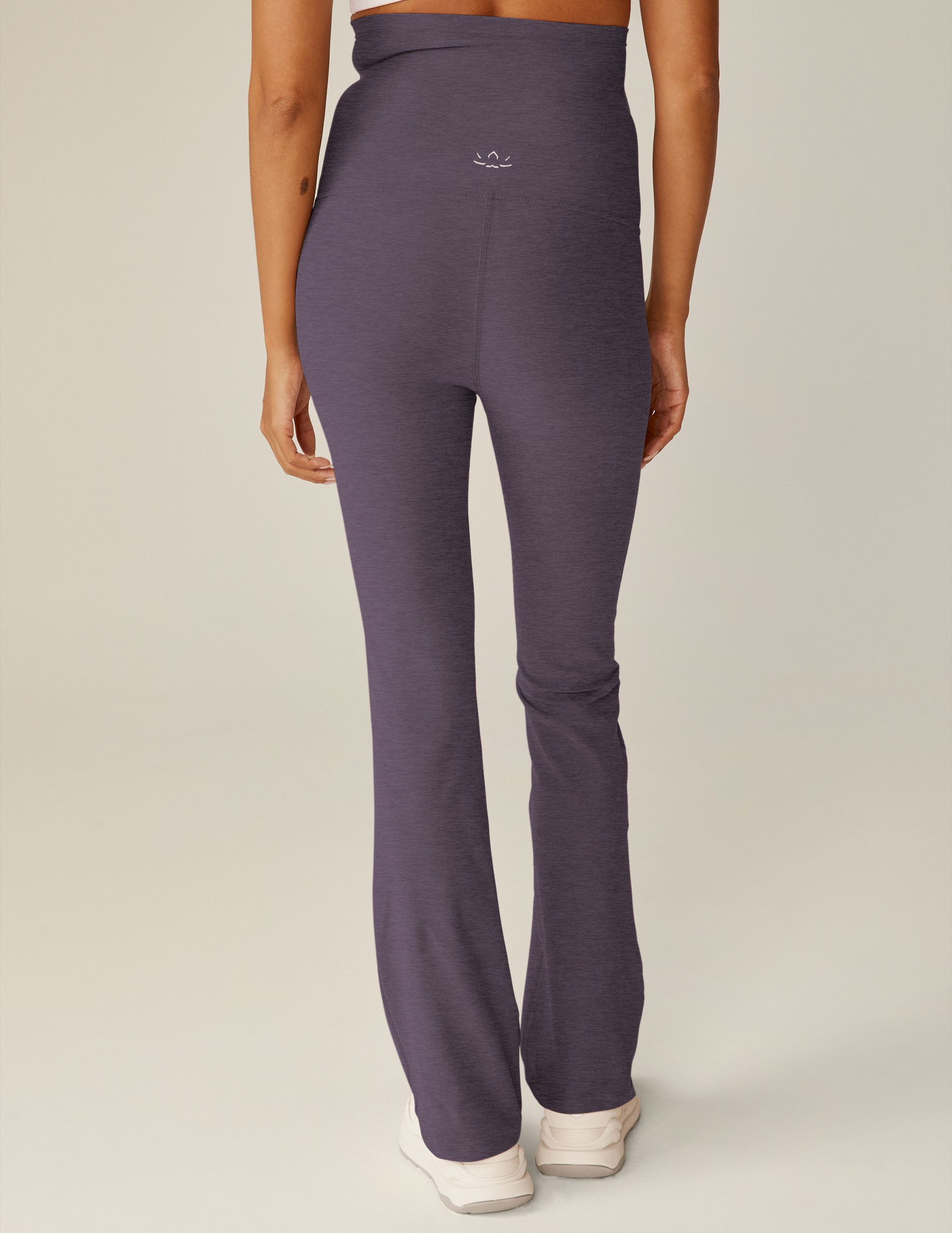 purple maternity bootcut pants. 
