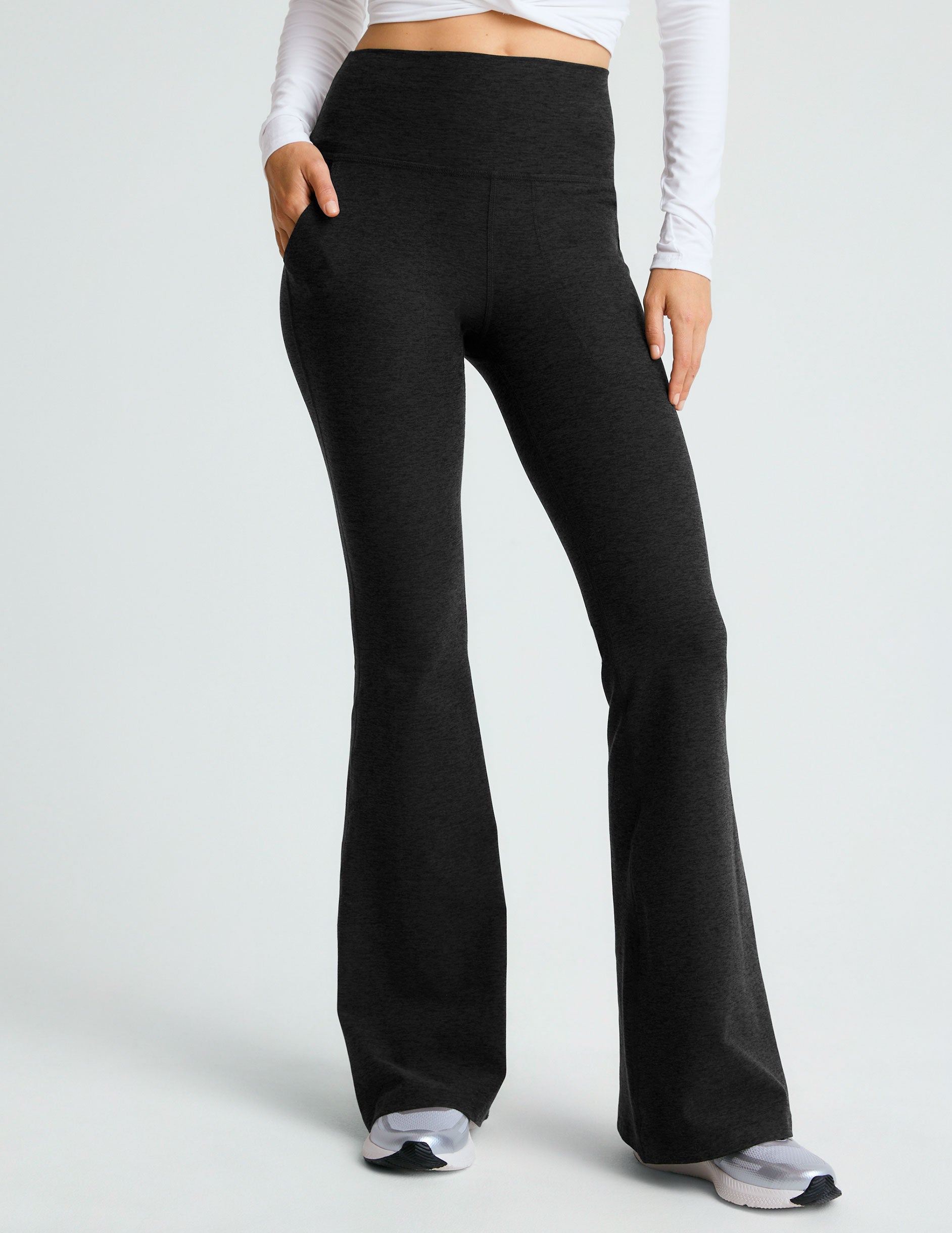 Bell bottom yoga pants on sale