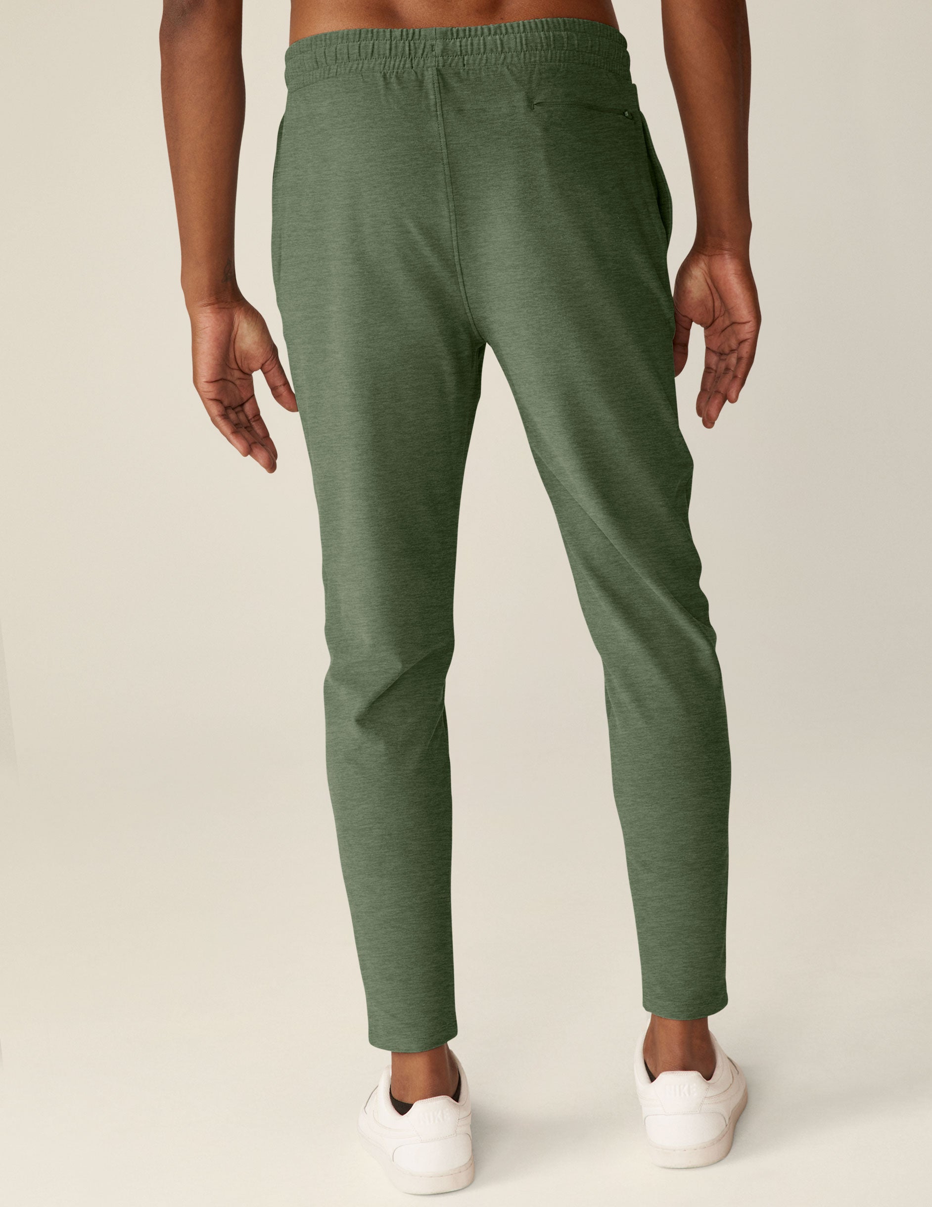 green mens athleisure pants.