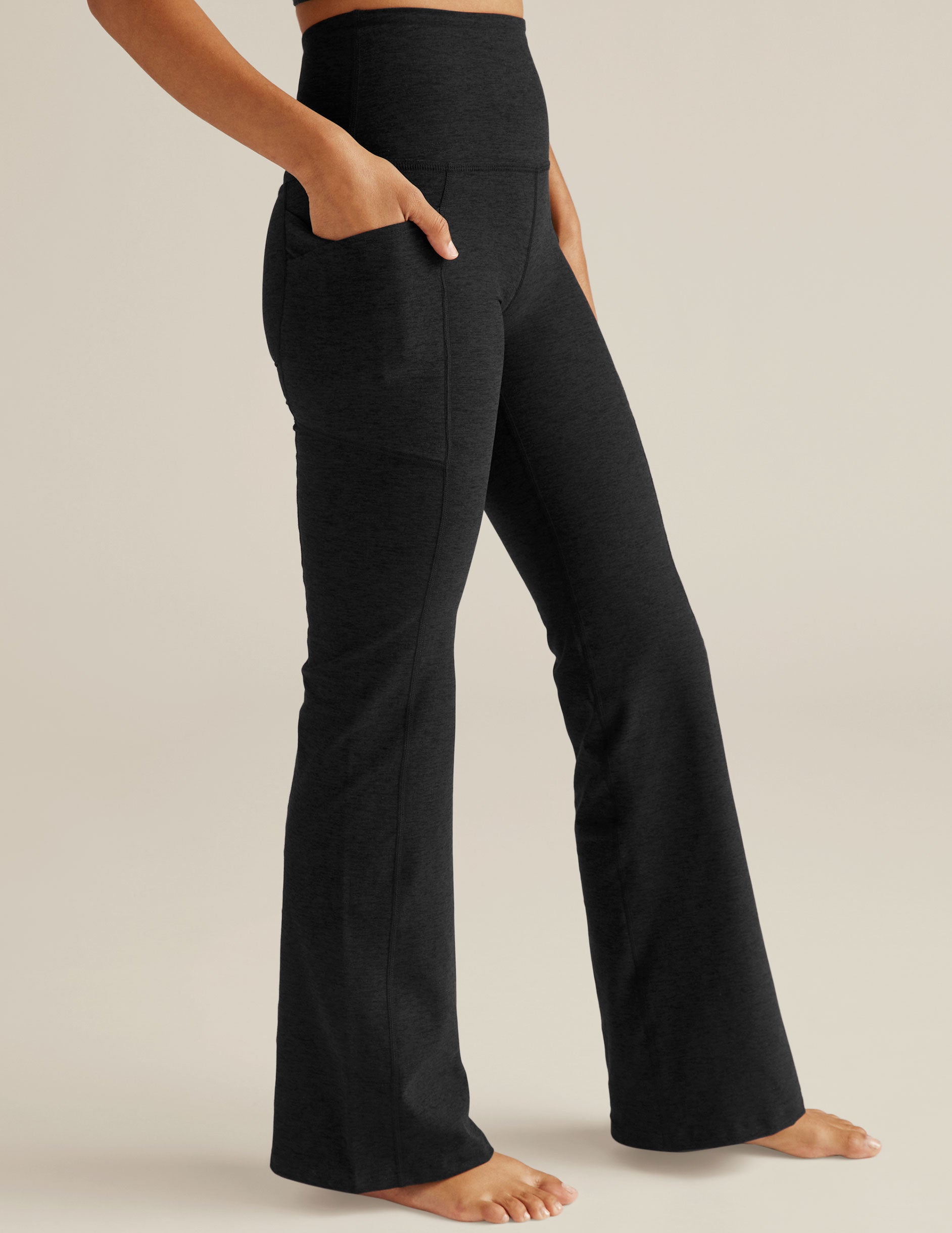 Bootcut Yoga Pants with Front Pockets