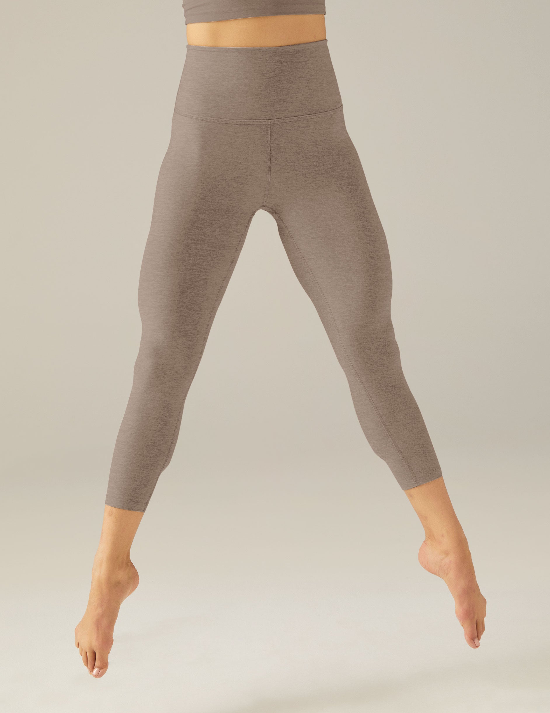 Beyond Yoga, Pants & Jumpsuits, Beyond Yoga Spacedye Walk And Talk High  Waisted Legging Heather Black Xsmall