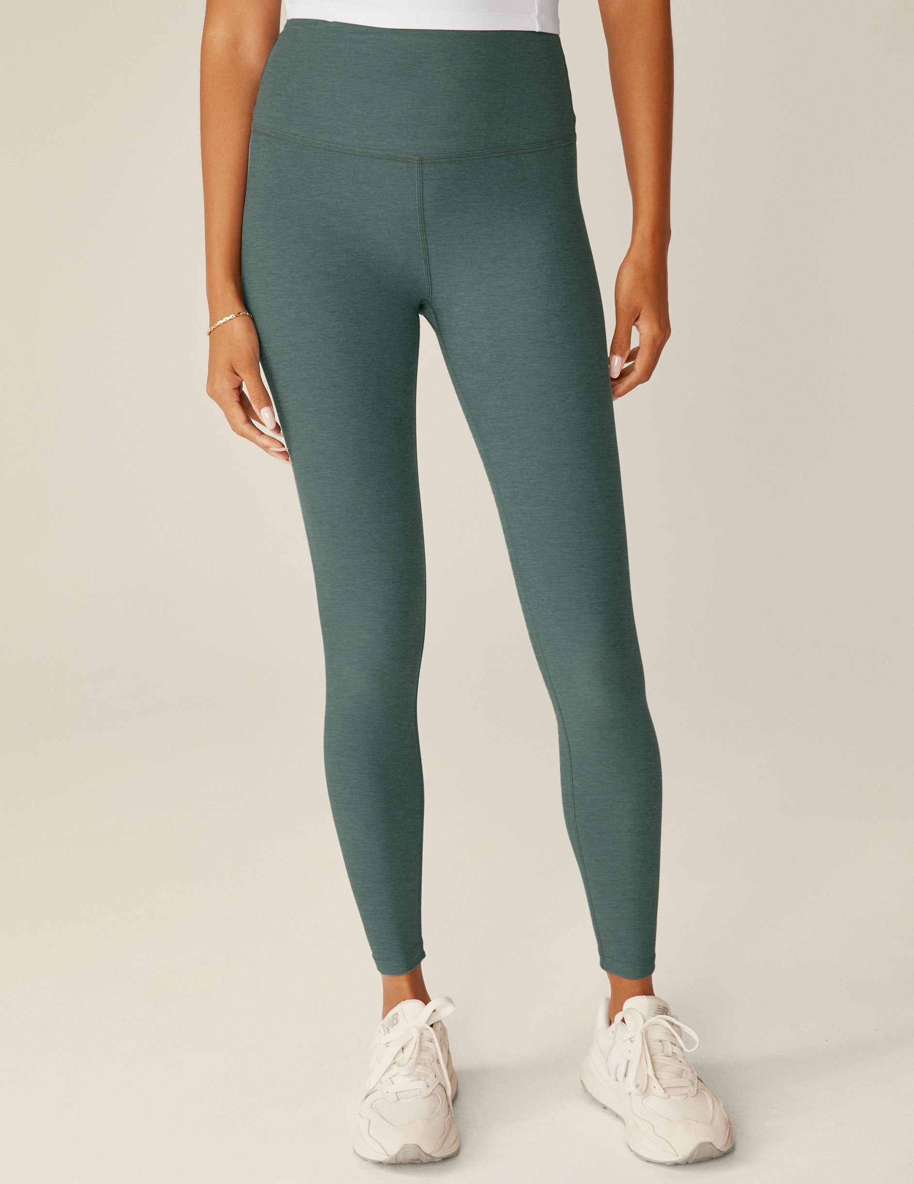Beyond Yoga Spacedye Caught In The Midi High Waisted Legging In Blue