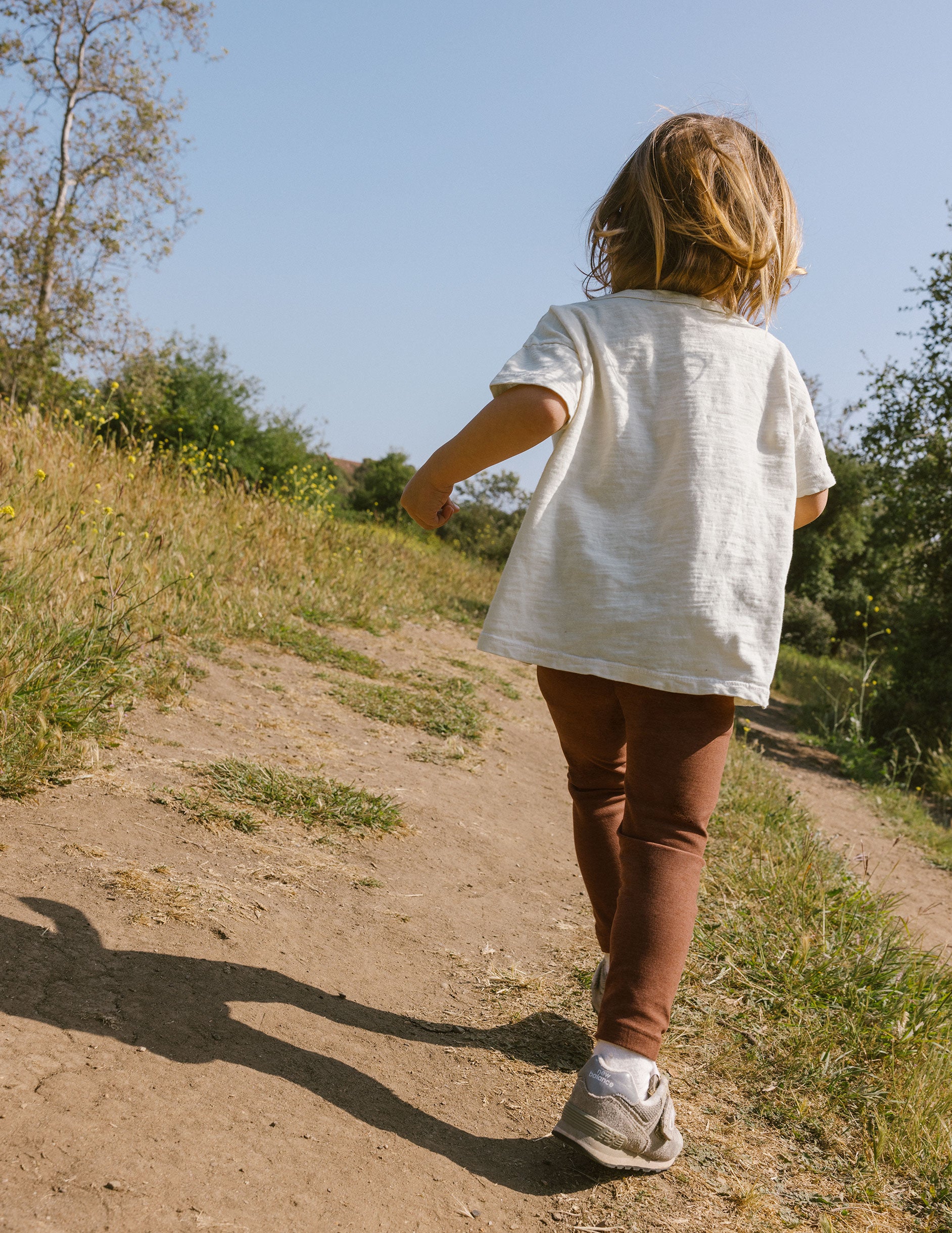 brown spacedye toddler leggings.