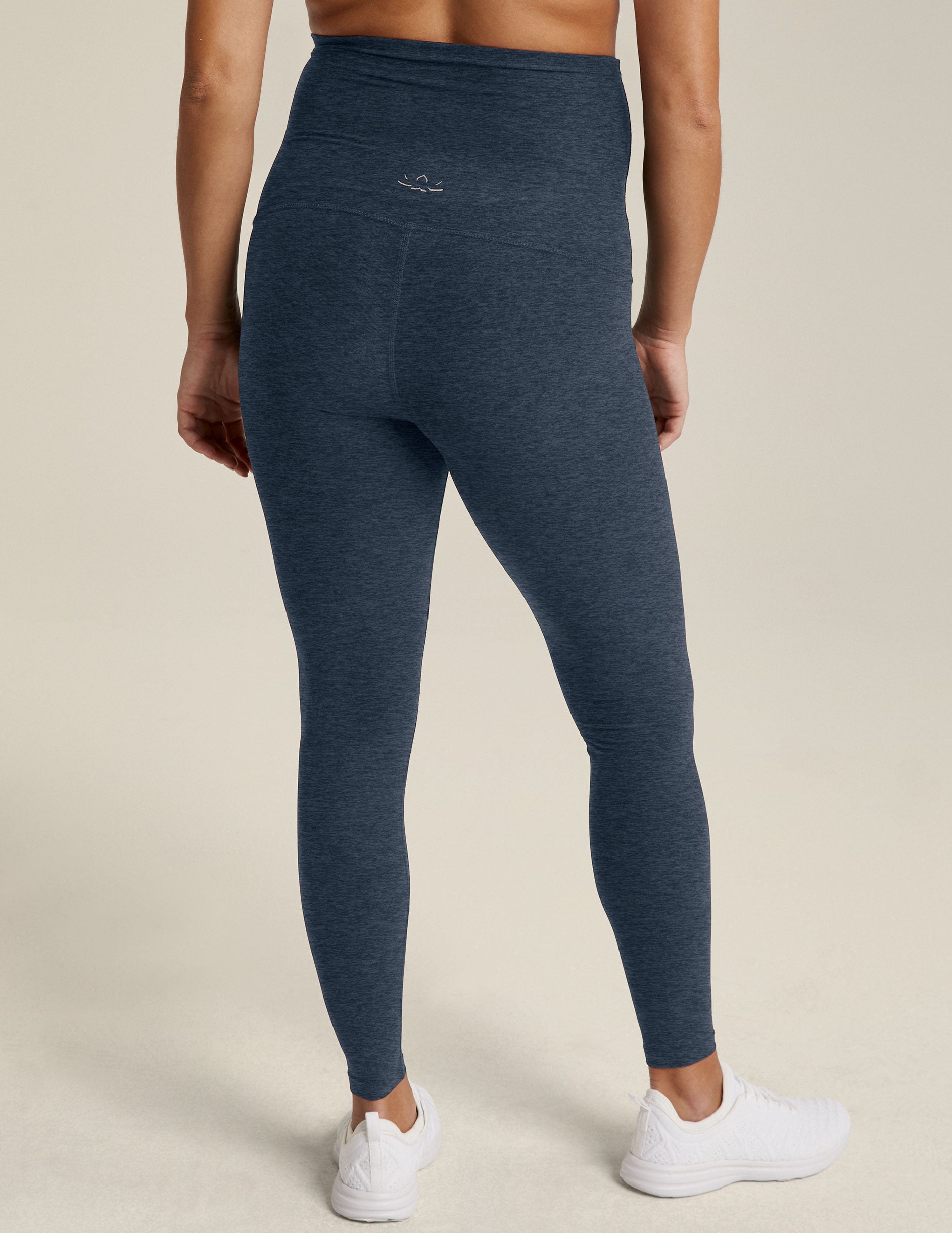 blue maternity high waisted legging