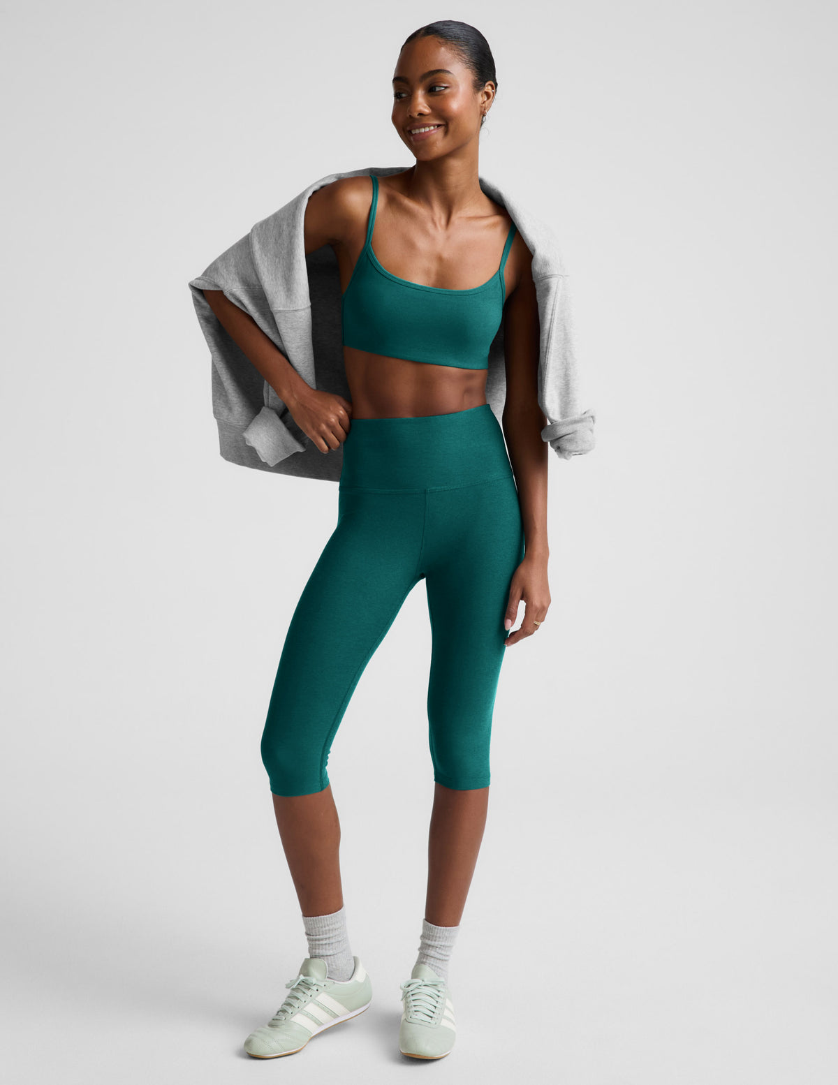 ODAWA Sea Turtle Green - Pantaloni da yoga da donna, con controllo della pancia, leggings da allenamento da donna, Blu foglia di t, Small Lungo ODAWA Sea Turtle Green - Pantaloni da yoga da donna, con controllo della pancia, leggings da allenamento da donna, Blu foglia di t, Small Lungo
