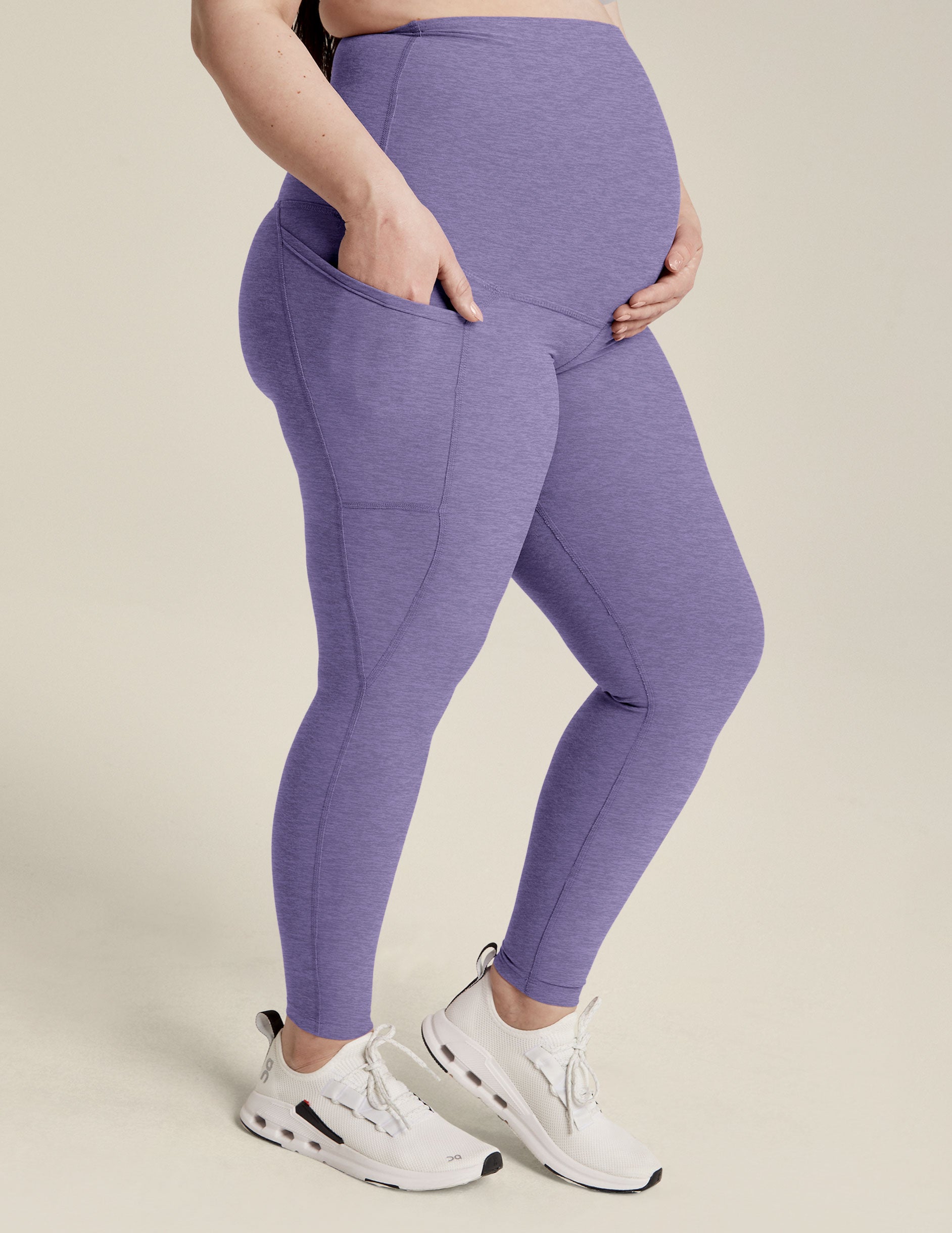 Spacedye Love the Bump Maternity Pocket Midi Legging Beyond Yoga