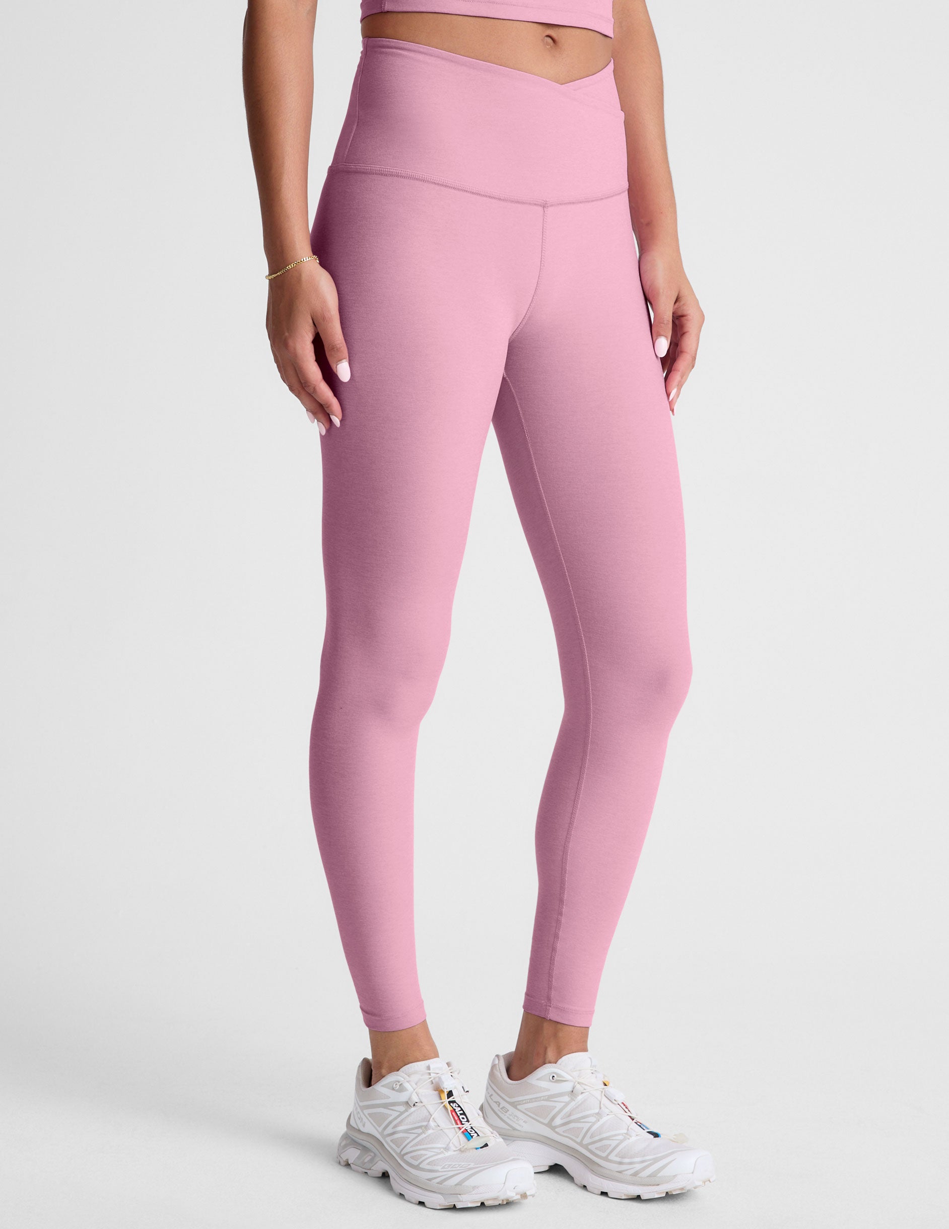 Pastel pink leggings best sale