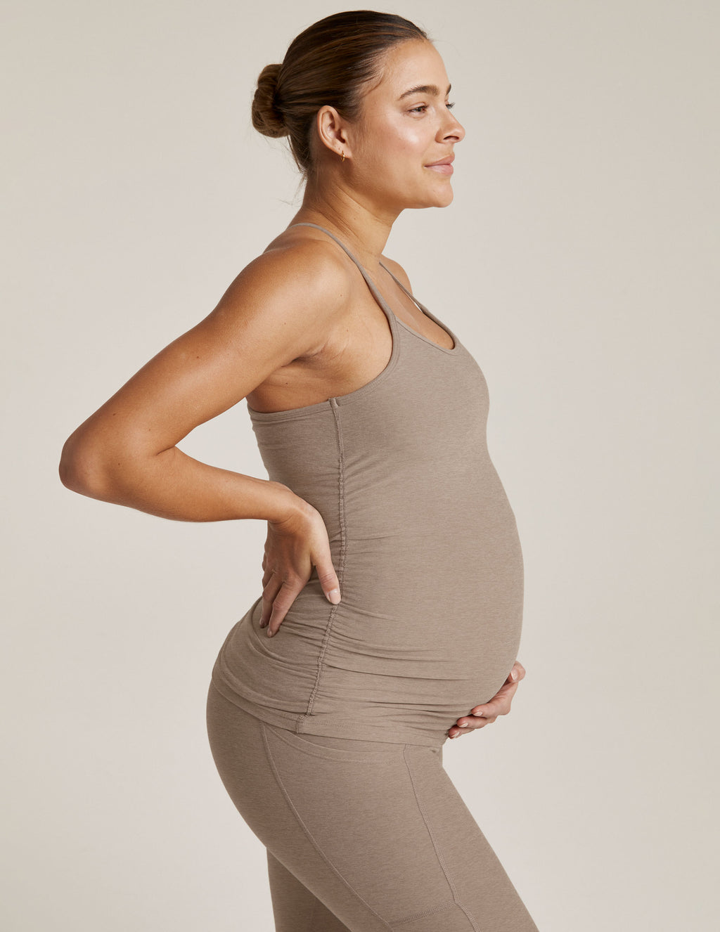 Spacedye Keep Your Cool Maternity Slim Racerback Tank Featured Image