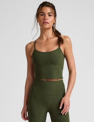 Spacedye Slim Racerback Cropped Tank