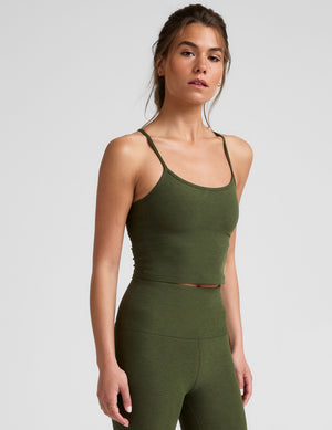 Spacedye Slim Racerback Cropped Tank