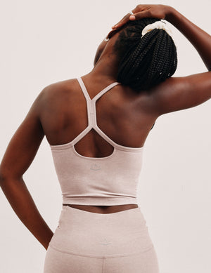 Spacedye Slim Racerback Cropped Tank