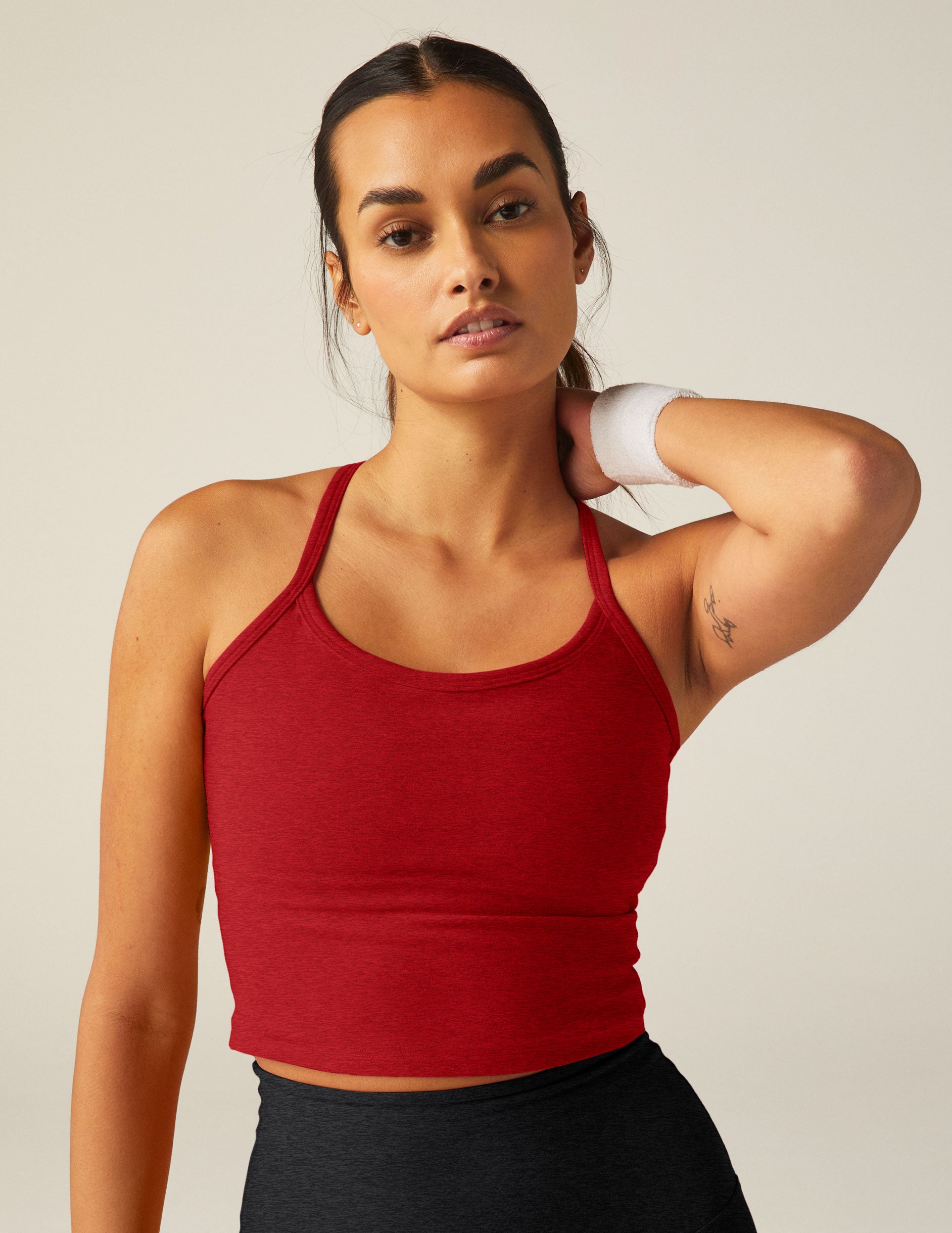 Beyond yoga slim racerback cropped tank online