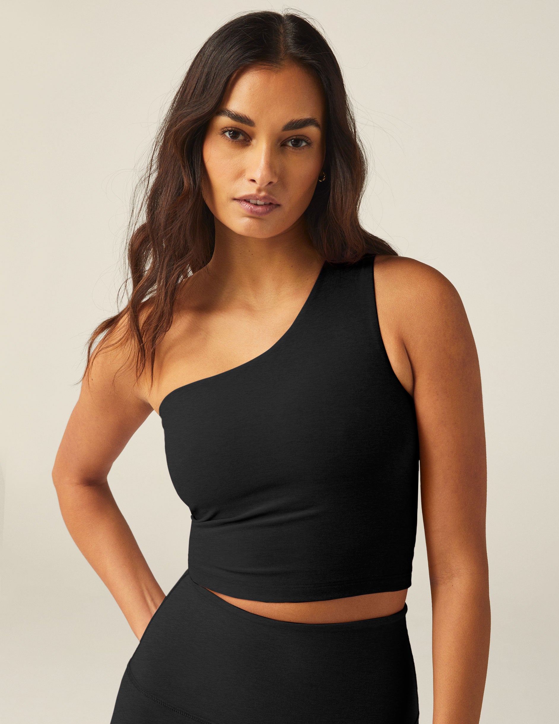 Beyond yoga across the strap cropped tank online