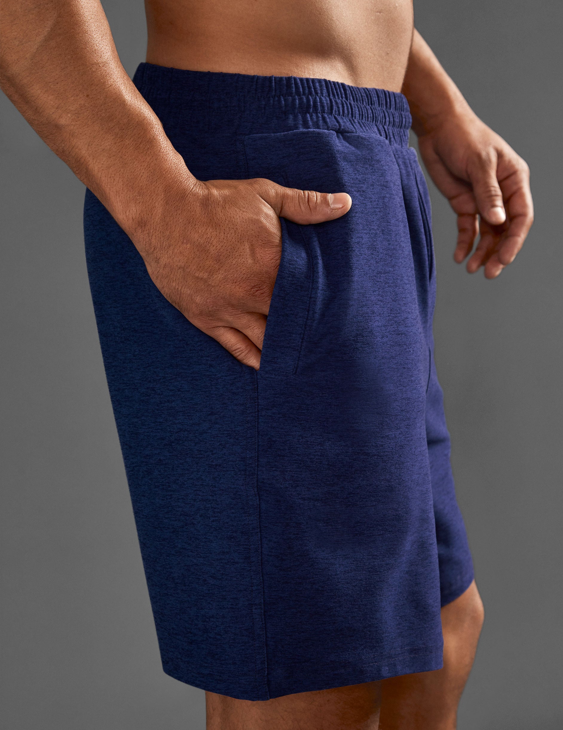 blue mens shorts