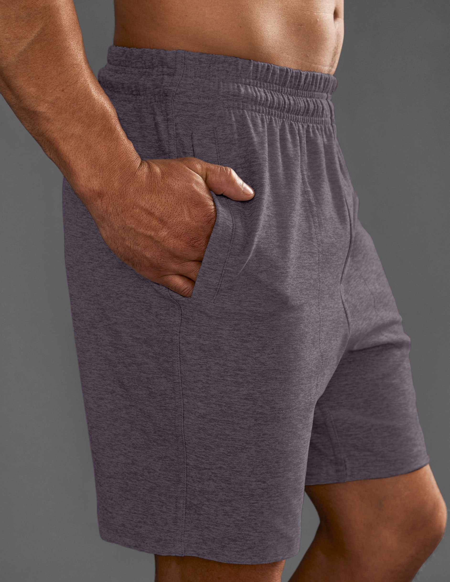purple mens shorts