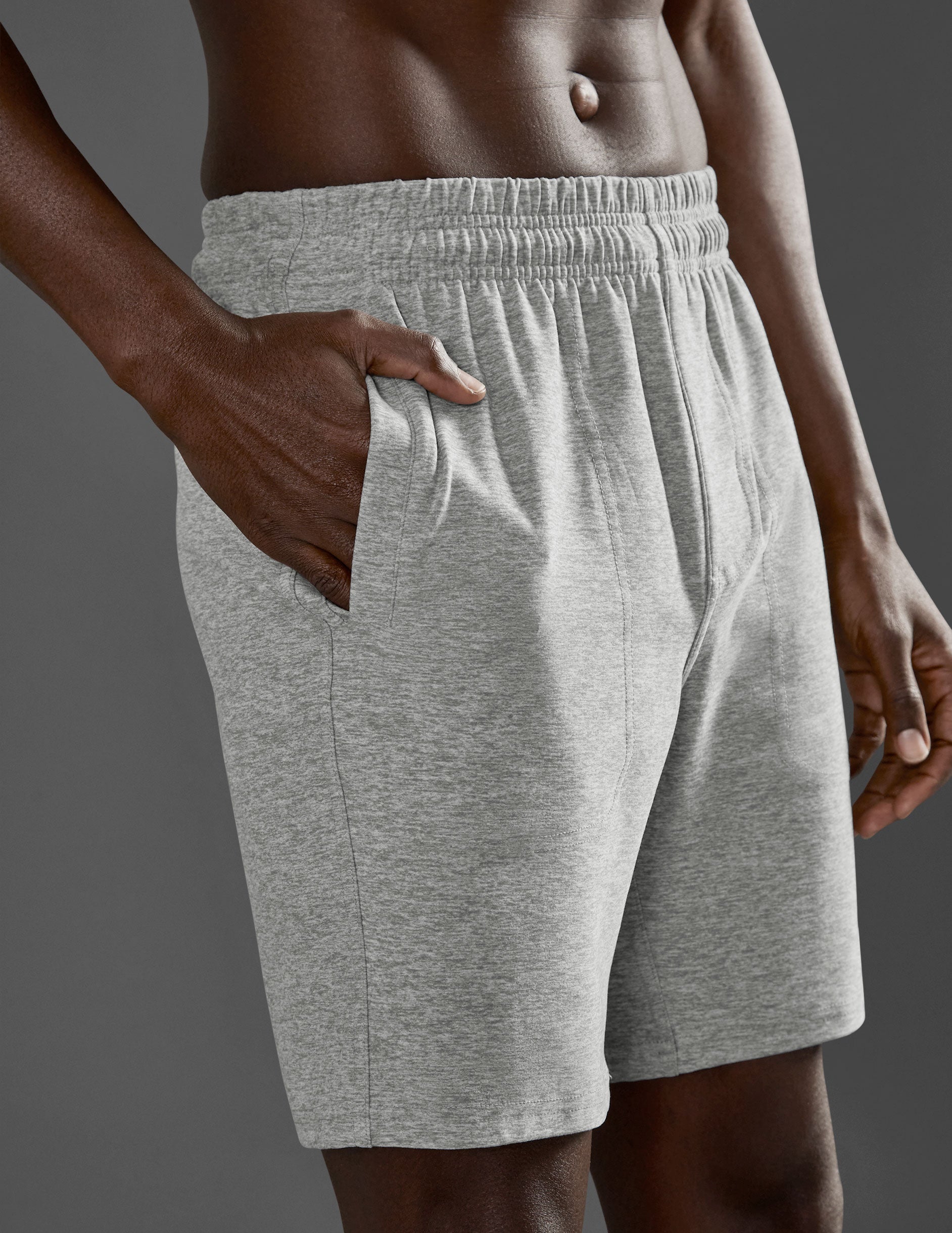 gray mens shorts